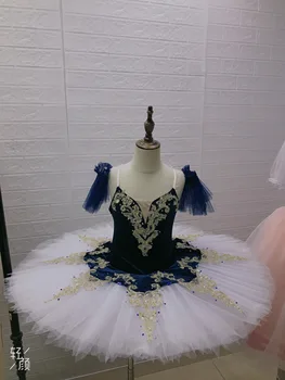 Новая балетная юбка, профессиональные классические костюмы-пачки для блинов 17