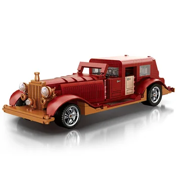 НОВЫЕ Высокотехнологичные Строительные Блоки Master Car Speed Champion Red Truck Model Bricks для Детей, Мальчиков, Подарки на День Рождения 7
