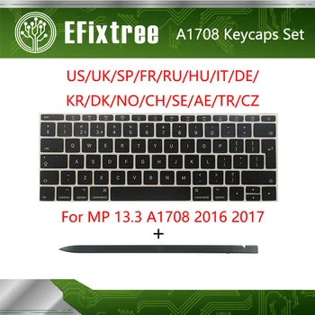 Новые Клавиши Клавиатуры Keycap США Великобритания Французский Русский Испанский Немецкий Португальский Для Macbook Pro Retina 13 