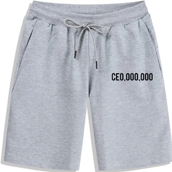 Новые летние забавные мужские шорты с принтом Ce0,000, 000, Мужские предприниматели, генеральный директор Hustle, миллионеры, хлопок с коротким рукавом