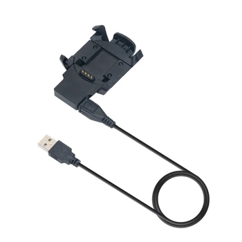 Портативная 4-контактная зарядная станция SmartWatch, док-станция с USB-кабелем для зарядки Gar-min 3 /Quatix 3, 1 упаковка 15