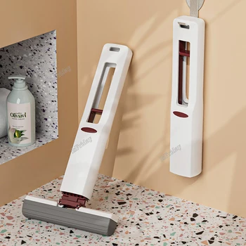 Портативная отжимная швабра Мини-швабры для уборки Ручной Кухонный стол Губка для мытья оконного стекла в ванной Комнате Инструменты для уборки дома