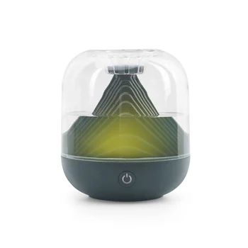 Портативный увлажнитель воздуха с двойной распылительной насадкой, диффузор с высокой производительностью, распыляющий ночной свет, зеленый 13