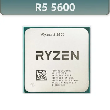 Процессор R5 5600 R5 5600 3,5 ГГц 6-ядерный 12-потоковый процессор CPU 7NM L3 = 32M 100-000000927 Socket AM4 ryzen 4