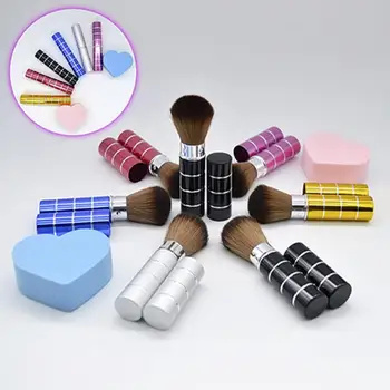 Прямая поставка!! Портативный набор кистей для макияжа с выдвижной ручкой Cosmetic Kit Pro Powder Blush Brush 5