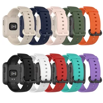 Резиновый Ремешок Для Xiaomi Mi Watch 1 2 Lite Smart Watch Спортивный Ремешок Для Redmi Horloge 2 Браслет Redmi watch Lite Глобальная Версия 10