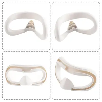 С носа коврик Силиконовый светоограждения маска для глаз для Oculus квест 3 устойчивое моющиеся пыли лицо подушкой ВР аксессуар 18