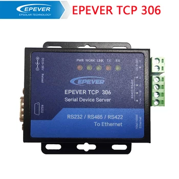 Сервер последовательных устройств EPEVER TCP 306, подключающийся к солнечному контроллеру EPEVER и инвертору / зарядному устройству через порт RS485 15