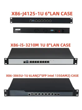 Сервер сетевой безопасности Helor 1U Firewall Appliance Gateway Linux Pfsense Для установки в стойку ПК PoE i5 3210M 3805 J4125 6 * LAN CentOS 11