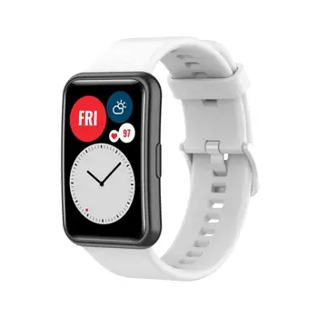 Силиконовый ремешок для Huawei Watch FIT Strap Аксессуары для умных часов Сменный браслет Correa Huawei Watch Fit 2021 НОВЫЙ ремешок 1