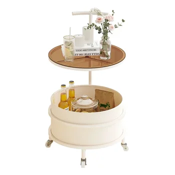 Современный туалетный журнальный столик White Night, Минималистичный столик для маленькой садовой гостиной, дизайн салона мебели Szafki Nocne