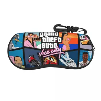 Солнцезащитные Очки Grand Theft Auto Vice City Мягкий чехол Неопреновая оболочка для видеоигр на молнии Футляр для очков Специальная Защитная коробка для очков 2