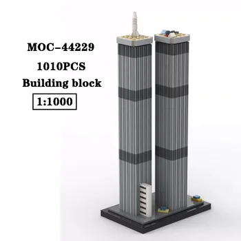 Строительный Блок MOC-44229 Twin Star Building 1: 1000 Подключение Строительного Блока Модель 1010ШТ Игрушка для Взрослых и Детей В Подарок на День Рождения 1
