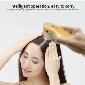 Умный беспроводной цифровой Wifi сканер волосяных фолликулов, анализатор волос на коже головы, диагностика ухода за кожей лица 11