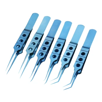 Универсальные офтальмологические инструменты C7AD, Стальной Пинцет 11 см, микро-Пинцет с зубом
