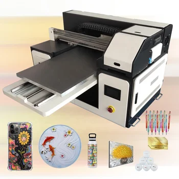 цифровая автоматизация УФ 3D Трансферных Этикеток Уф Принтер Печатная Машина С Плоской Кроватью Промышленный Уф Dtf Принтер С Вакуумным Столом 19