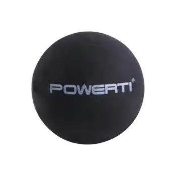 Черный инструмент для тренировок по сквошу, резиновые мячи для игроков, мяч для сквоша, Низкоскоростной мяч, Тренировочный мяч для сквоша с двумя желтыми точками