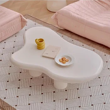 Элегантный консольный журнальный столик в минималистском стиле, Роскошный дизайн мобильного журнального столика для спальни, Дизайнерские рамки для дома Stoliki Kawowe 13