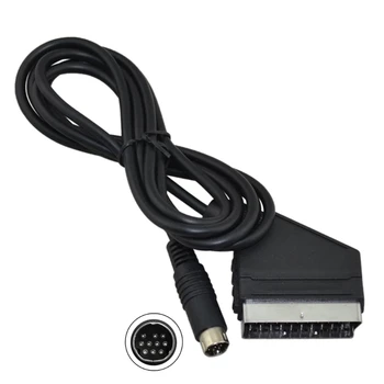 1,8 м RGB Scart кабель шнур для Sega для игровой консоли Saturn NTSC Версия челнока