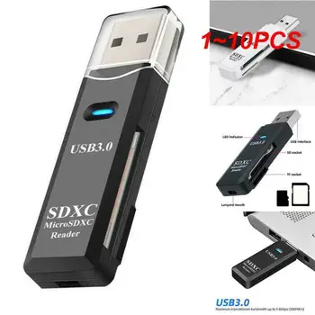 1 ~ 10ШТ Адаптер для чтения карт USB 3.0 TF USB 3.0 Smart Memory Reader Аксессуары для ноутбуков 12