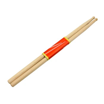 1 пара барабанных палочек с деревянным наконечником 7A Простые барабанные палочки из кленового дерева Аксессуары для барабанов 3