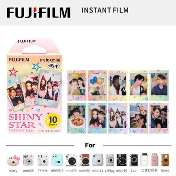 10-30 листов Fujifilm Instax Mini 11 8 9 Пленка С Пятнами Звезд Fuji Instant Photo Paper Для камеры 70 7s 50s 90 25 Share SP-1 3