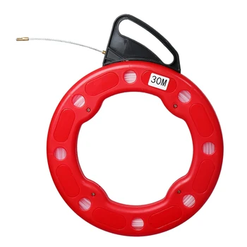 100-футовая катушка для рыбной ленты Инструменты для вытягивания проволоки 30-метровый съемник электрического кабеля Съемник катушки 3