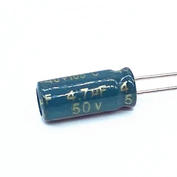 1000 шт./лот высокочастотный низкоомный 50V 4,7 МКФ алюминиевый электролитический конденсатор размером 5*11 4,7 МКФ 50V 20% 9