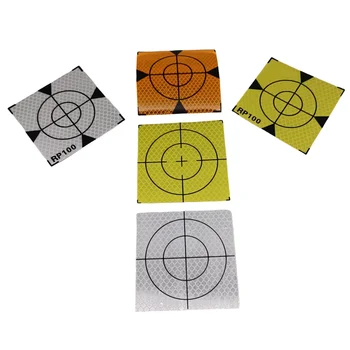 100x100 мм Отражающий Лист Светоотражающая Наклейка Для Тахеометров Треугольная Отражающая Лента Target 20шт 17