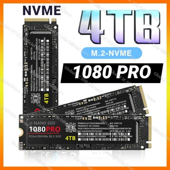 1080PRO 4 ТБ 2 ТБ 1 ТБ Оригинальный SSD M2 2280 PCIe 4.0 NVME Для чтения 12000 Мб/с. Твердотельный жесткий диск 8 ТБ для Игровой консоли/ноутбука/ПК/PS5 13