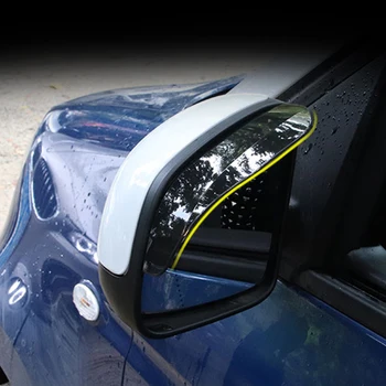 2 Шт Зеркало Заднего Вида Автомобиля Дождь Брови Декоративные Наклейки Для Нового Mercedes Smart 453 Fortwo Forfour Автомобильные Аксессуары Экстерьер 1