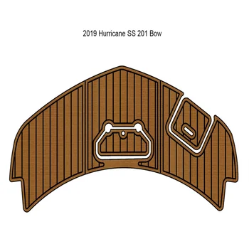 2019 Hurricane SS 201 Носовая накладка для лодки из пеноматериала EVA, коврик для настила палубы из тикового дерева, самоклеящийся 9