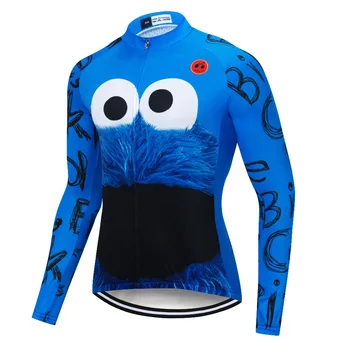 2021 Зимняя Термо-Флисовая Велосипедная Майка Мужская Синяя Mtb Велосипедная Одежда С длинным рукавом Велосипедная одежда Maillot Roupa Ciclismo 3
