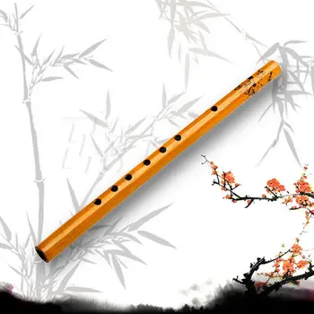24 СМ Флейта с 7 Отверстиями Легкие Изысканные Традиционные Флейты Бамбуковый Кларнет Аксессуар Для Студенческой Вечеринки, Танцевальной Сцены 18