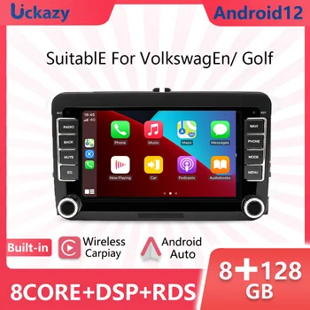 2din Android 12 Автомагнитола Для VW POLO Passat B6 B7 CC T5 Amarok Volksagen JettaSkoda Octavia2 Tiguan Seatleon Golf 56 Мультимедиа 1