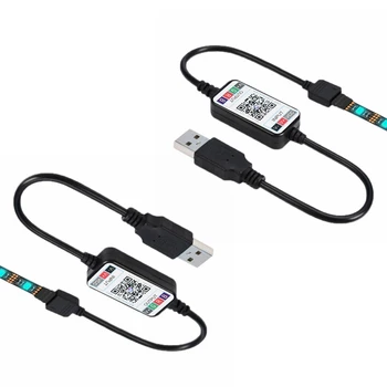 2X Беспроводной Bluetooth светодиодный диммер Пульт дистанционного управления DC5-24V Управление подключением приложения к телефону для включения таймера полосы света RGB 13