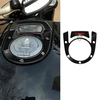 3D-карбоновая накладка для бака мотоцикла, крышка топливного бака, совместимый чехол для моделей Ducati Diavel 12
