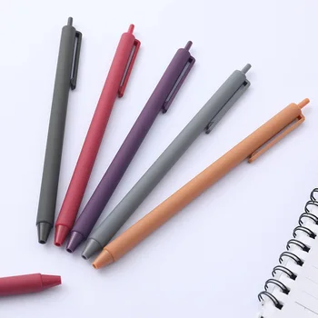 60шт/0,5 мм Ретро Цветная Гелевая Ручка Шариковая Гелевая Ручка Подарки Обратно В Школу Канцелярские Принадлежности 10