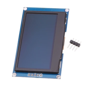 7-КОНТАКТНЫЙ OLED-дисплейный модуль, 2,42-дюймовый OLED-дисплейный модуль 128X64 3,3 В Для SSD1309 I2C/IIC Параллельный интерфейс (Синий текст) 11