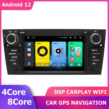 Android 12 Автомобильный DVD GPS Плеер Для BMW E90 E91 E92 E93 M3 Радио Головное Устройство Стерео Мультимедийная Навигация 6 + 128 ГБ DSP CARPLAY Wifi4G 11