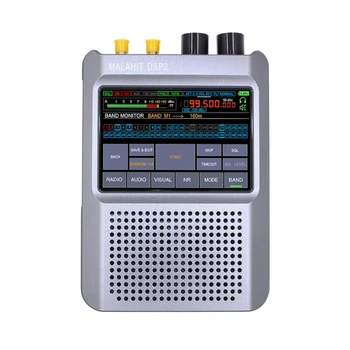 DSP2 10 кГц-380 МГц 404 МГц-2 ГГц Приемник Малахитовое Радио 5000 мАч 3,5 