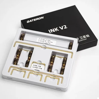 Gateron Ink v2 Стабилизатор печатной платы Аксессуары для механической клавиатуры Дизайн пряжки из позолоченной стальной проволоки 7u 6.25u 2u 8