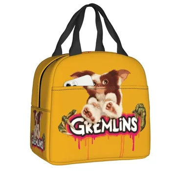 Gremlins Изолированный ланч-бокс для женщин Movie Gizmo Mogwai Термоохладитель Сумка для ланча Школьный контейнер для еды для пикника Сумка-тоут
