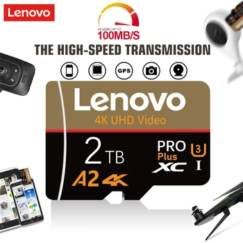 Lenovo 128 ГБ Карта Памяти 1 ТБ 2 ТБ 512 ГБ A2 4K HD SD Карта Высокая Скорость 100 мб/с. Micro Tf Sd Карта Для Nintendo Switch Бесплатная Доставка 7