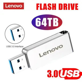 Lenovo USB 16TB PenDrive 2TB 4TB 64TB Высокоскоростная Передача Металлического Портативного SSD-накопителя Флэш-диск Flash Drive Memoria USB Stick 11