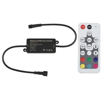 RGB Светодиодный контроллер с диммером Светодиодный контроллер DC12-24V RGB Красочная светодиодная лампа со световой панелью Контроллер лампы с диммером 1