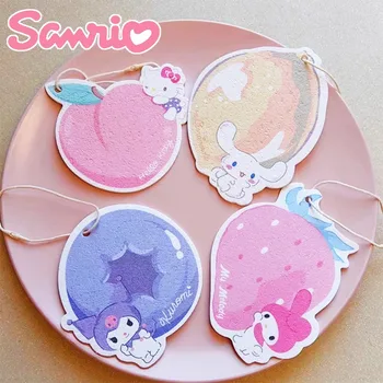 Sanrio Hello Kitty Magic Губка для мытья посуды Kuromi Melody Кухня Ванная комната Милая чистящая салфетка Прочная губка для чистки Чудо-губка 11