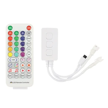 SP511E Wifi Музыкальный светодиодный контроллер для WS2812B WS2811 Адресуемая пиксельная светодиодная лента RGB с двойным выходом Alexa Voice APP Control 10
