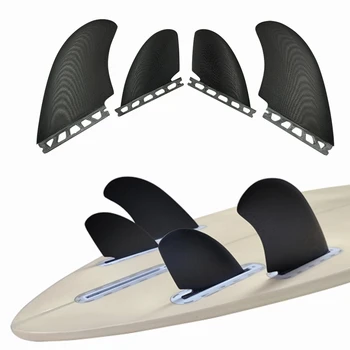 UPSURF FUTURE RM Quad Fins /Twin Fins Комплект Высококачественных Стеклянных Плавников Для доски для серфинга Funboard /Twin Fins Доски Для серфинга Quilhas 2/4 Fin 6