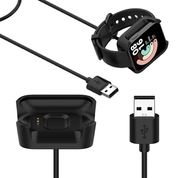 USB-Кабель для Зарядки длиной 1 м, Док-станция Для Xiaomi Mi Watch Lite Глобальной Версии, Магнитный Адаптер Зарядного Устройства Для Зарядной Линии Redmi Watch 6